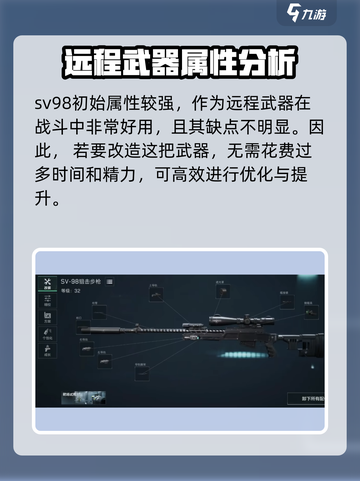 三角洲行动sv98改装方案介绍截图3