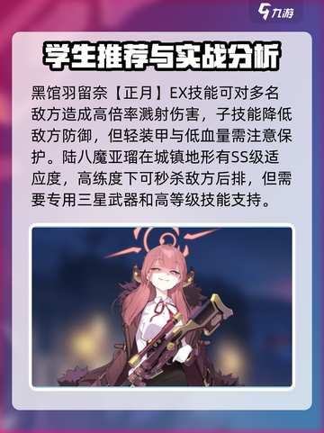 蔚蓝档案战术大赛爆发输出学生有哪些介绍截图3