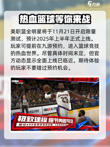 美职篮全明星公测时间介绍介绍截图2