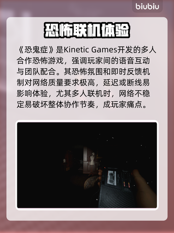 🎮《恐鬼症》联机掉线？一招解决网络卡顿！截图2