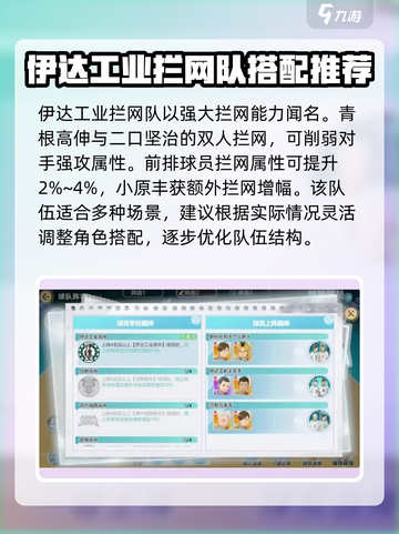 排球少年手游拦网队怎么组合介绍截图3