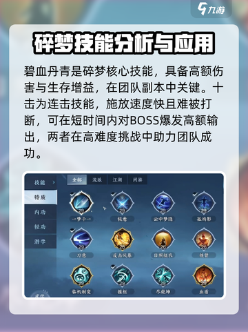 逆水寒碎梦PVE🔥技能搭配全攻略！截图2
