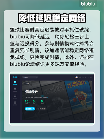 灌篮高手延迟高🔥用这加速器秒变流畅！截图4