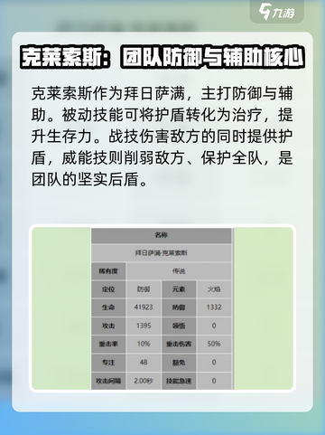 龙息神寂克莱索斯🔥职业揭秘与攻略来了！截图3