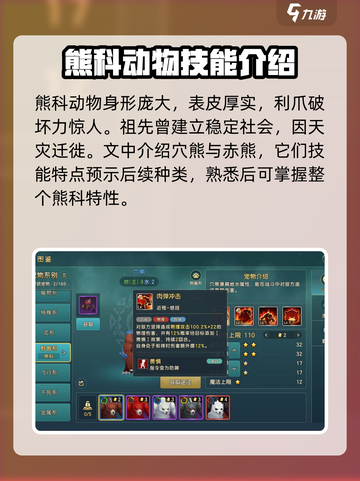 魔力宝贝复兴熊科宠物有哪些介绍截图2