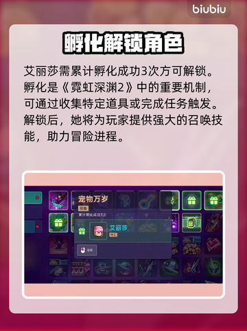 🎮霓虹深渊2角色解锁全攻略！截图4