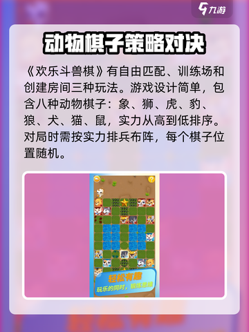 欢乐斗兽棋🎮超 fun 玩法大揭秘，不玩真的亏！截图2