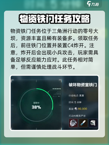 三角洲行动💥物资室铁门任务完成攻略来啦！截图2