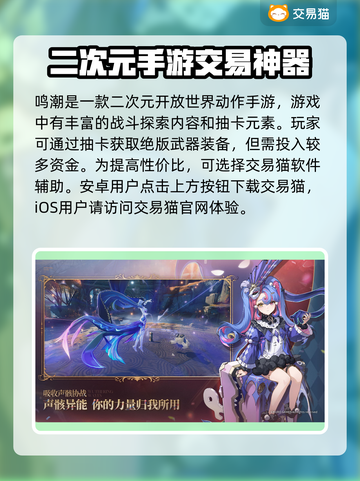 鸣潮🔥账号交易超全指南✨助你轻松上分！截图2