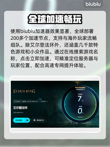 艾尔登法环闪退？加速器来救场！💥🎮截图5