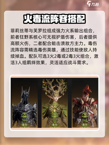 龙息神寂毒系阵容如何搭配介绍截图3