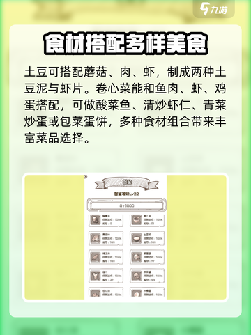 开荒怪兽岛食谱有哪些介绍截图4
