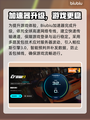 🔥飙酷车神2老掉线？速用加速器解决！🎮💥截图4