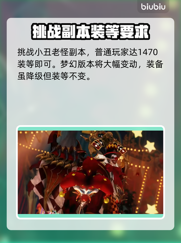 命运方舟🔥小丑军团长装等要求揭秘！💥截图2