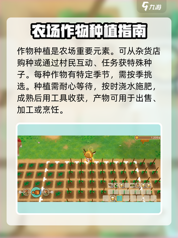 牧场物语重聚矿石镇农作怎么玩介绍截图2