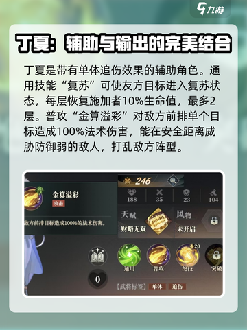 三国志幻想大陆2枭之歌丁夏强不强介绍截图2