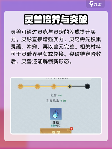 问剑长生灵兽玩法解析介绍截图4