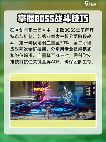剑与骑士团boss打法🔥超详细攻略来了！💥截图2