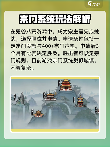 鬼谷八荒自建宗门方法介绍截图4