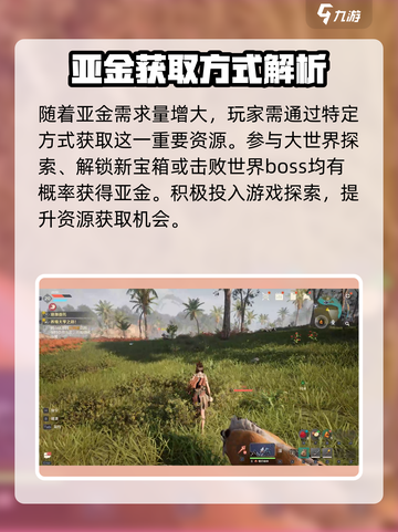 荒野起源🔥亚金作用全解析，玩家必看！截图4