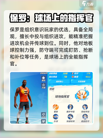 全明星街球派对控球后卫哪个好介绍截图3