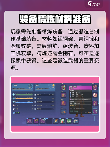 沙石镇时光💡武器精炼攻略：快速打造金色神器！截图2