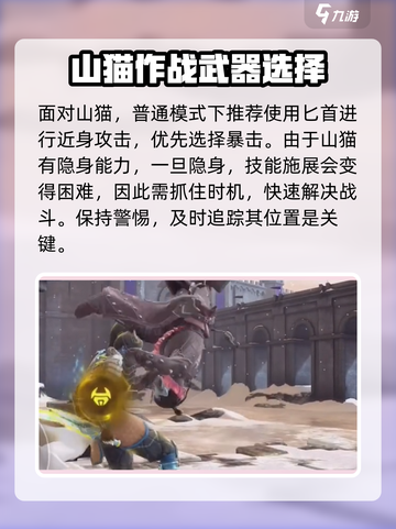 暗影格斗3山猫打法攻略介绍截图3
