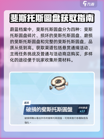 蔚蓝档案斐斯托斯圆盘怎么获取介绍截图2