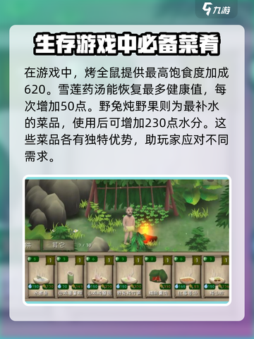《挨饿荒野》食物大全❗玩家必看🔥截图2