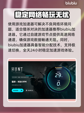 猎杀对决加速器推荐🔥延迟最低的加速器在这里！🎮截图3