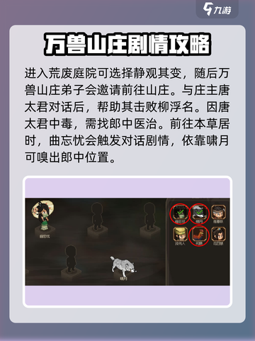 《大侠立志传》万兽山庄剧情任务全攻略🔥截图2