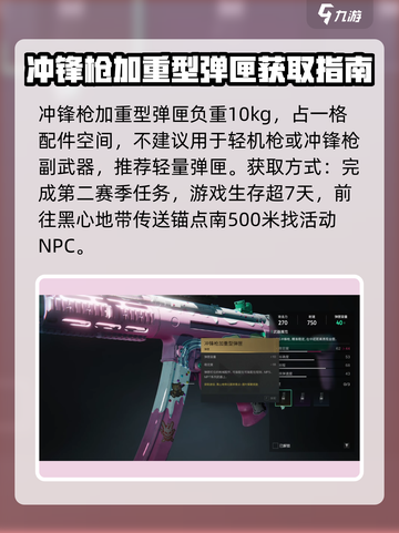 七日世界冲锋枪加重型弹匣怎么样介绍截图3