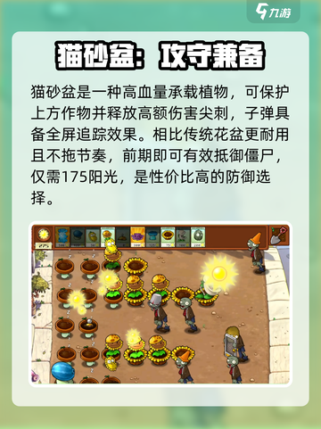 植物大战僵尸🔥向日葵猫砂盆神组合！💥截图3
