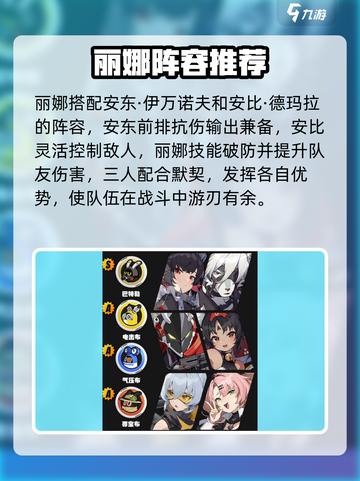 绝区零丽娜怎么配队介绍截图3