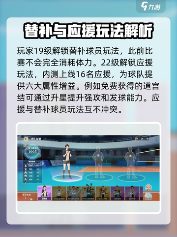排球少年手游🔥替补球员玩法大揭秘❗截图5