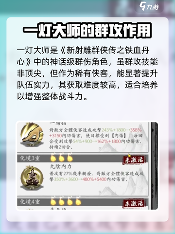 新射雕群侠传之铁血丹心一灯怎么样介绍截图2