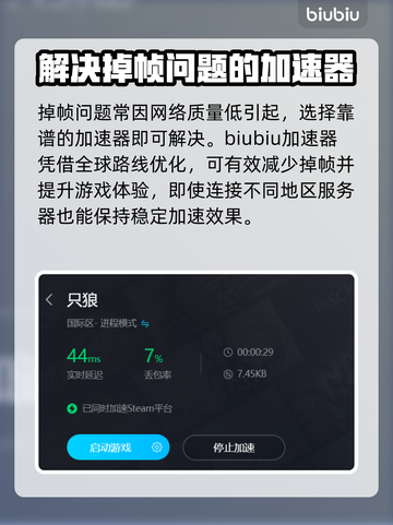 只狼掉帧卡顿？用这个加速器搞定！🔥🚀截图3