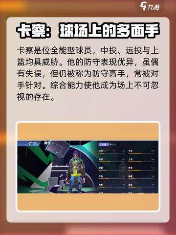 全民大灌篮卡察怎么玩介绍截图2