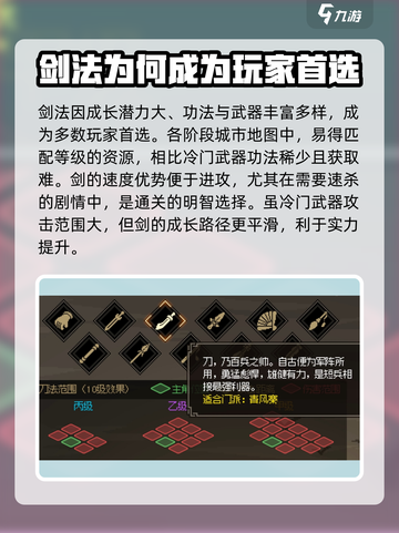 大侠立志传开局选什么武器比较好介绍截图2