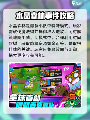 爆裂小队🔥水晶森林事件玩法攻略来啦！截图2