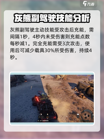 创世战车🔥灰熊属性技能全解析！车辆爱好者必看截图2