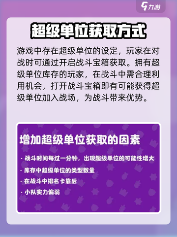 爆裂小队的超级单位怎么获得介绍截图3