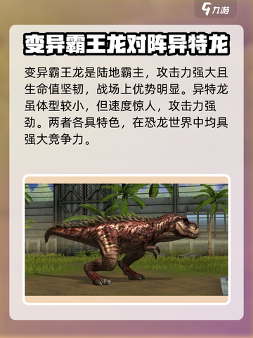 侏罗纪岛什么龙最强介绍截图2