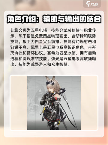明日方舟终末地全角色介绍介绍截图4