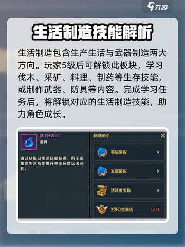 魔力宝贝复兴版🔥生活制造玩法大全💎截图2