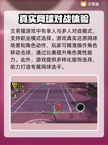 🔥冠军网球账号购买平台大揭秘🎉截图2