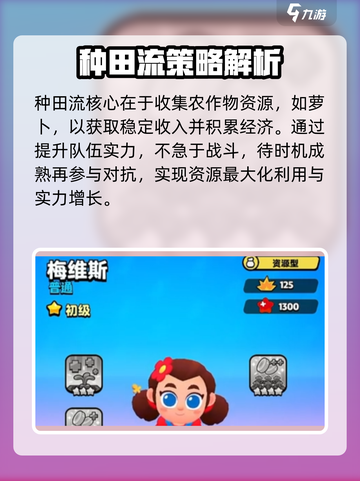 爆裂小队种田流怎么玩介绍截图2
