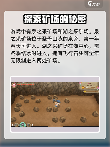 牧场物语重聚矿石镇💎采矿攻略大公开！截图2
