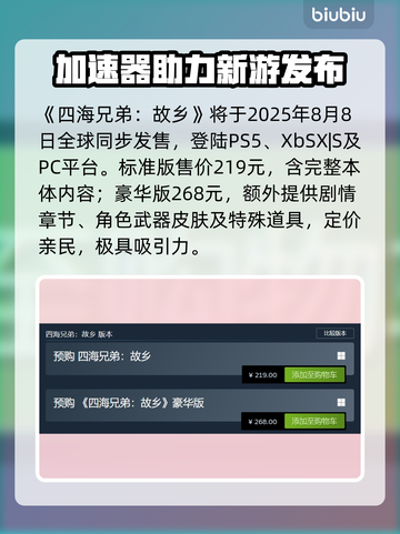 《四海兄弟故乡》重磅发售！🔥价格全揭露💥  
🎮震撼登场，粉丝必看！截图2