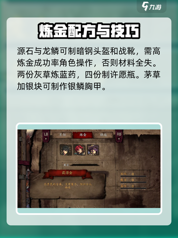 无名者屠龙炼金配方是什么介绍截图4